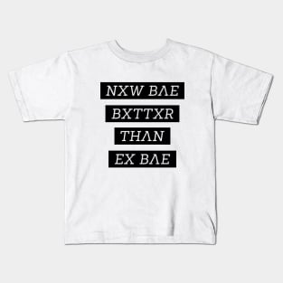 New Bae (Black) Kids T-Shirt